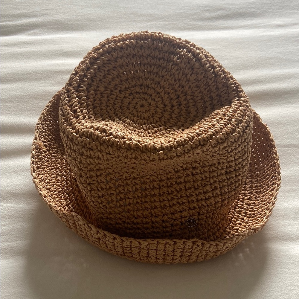 Lululemon Stylish Brown Crochet Hat